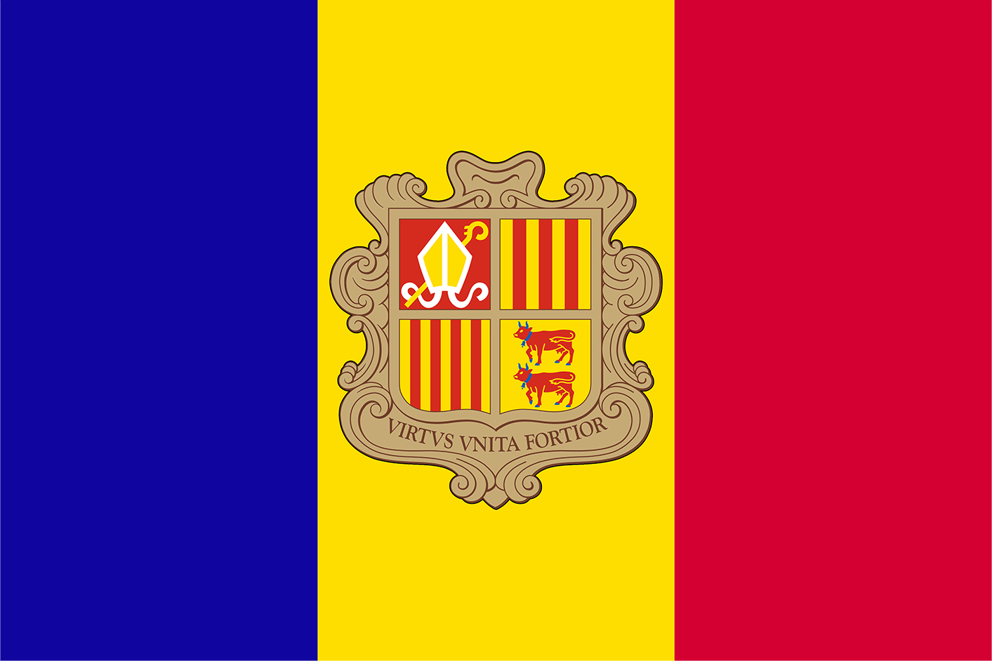 Official Andorran Flag
