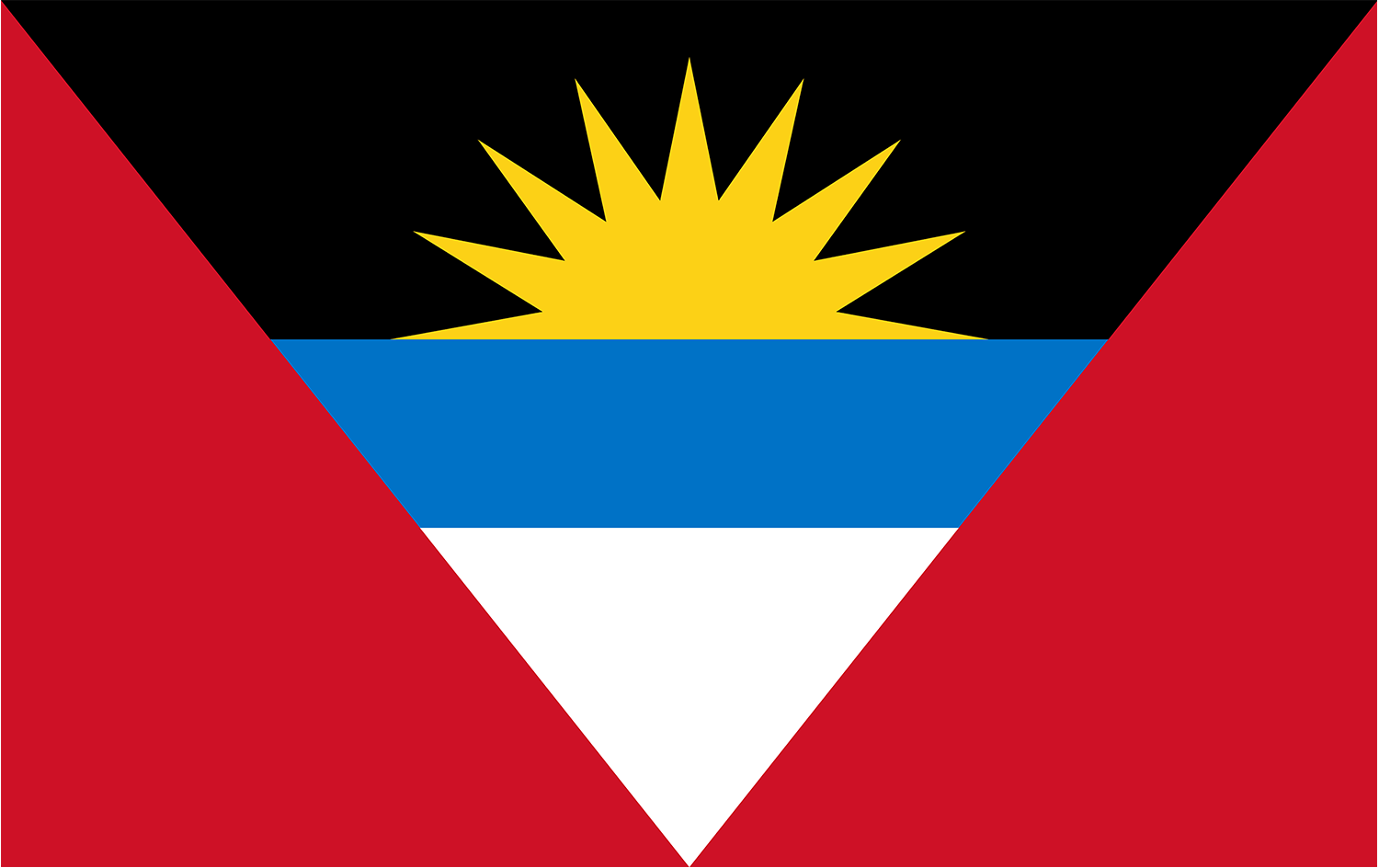 Official Antigua and Barbuda Flag