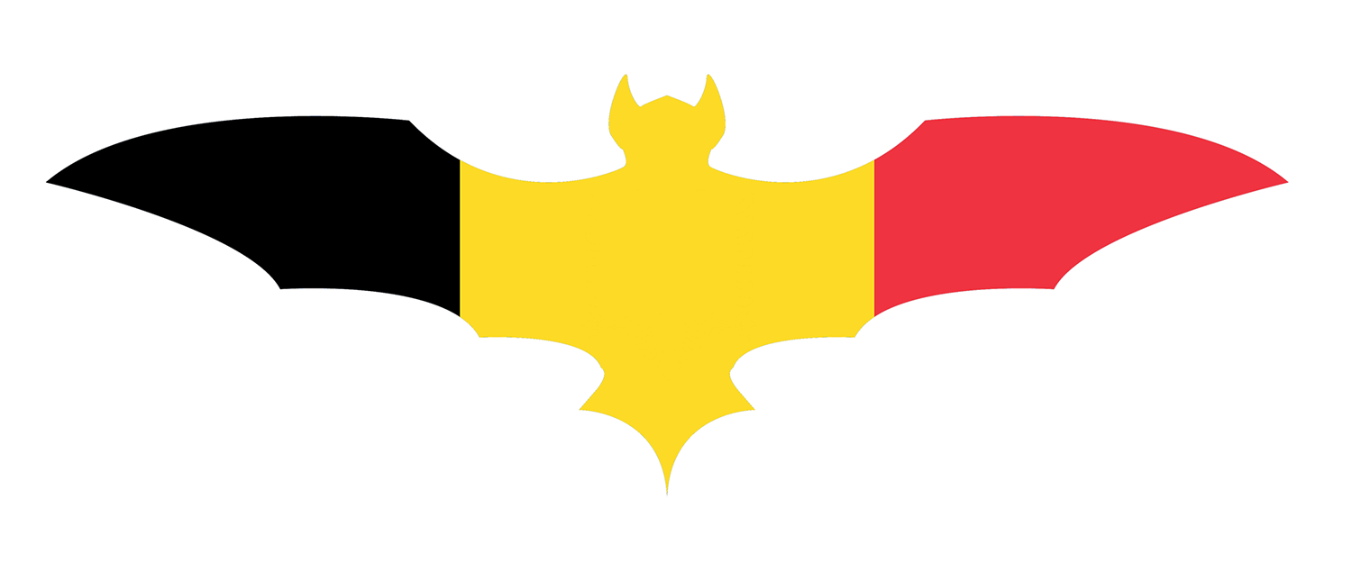 Belgium shaped like a bat