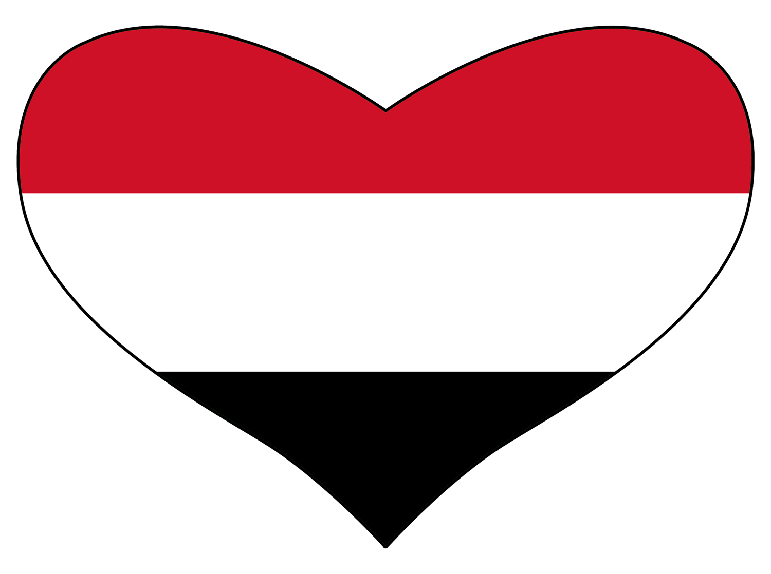 Yemeni shaped like a heart