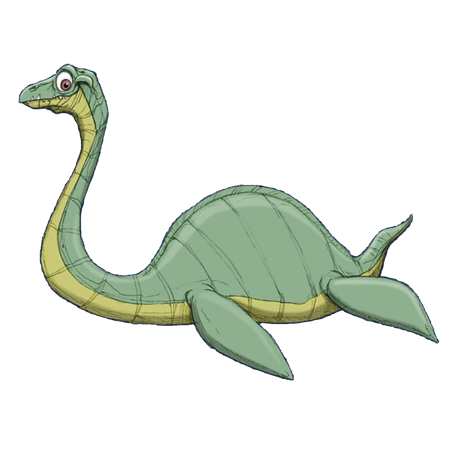 Plesiosaurus illustration cartoon