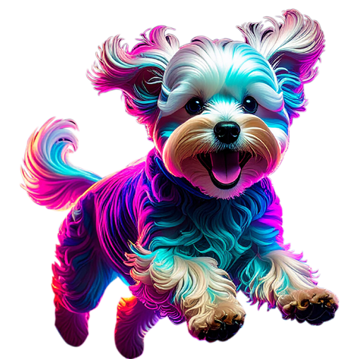 Maltese dog running