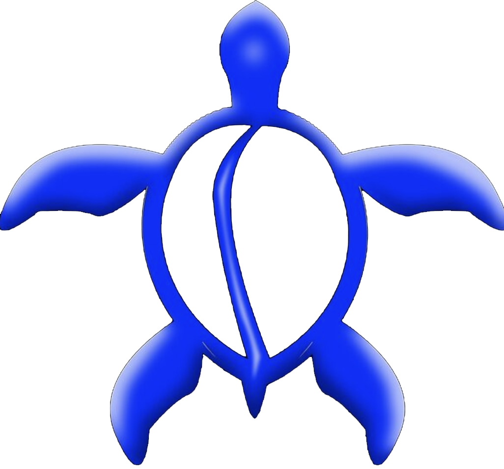 Blue Hawaiian Turtle