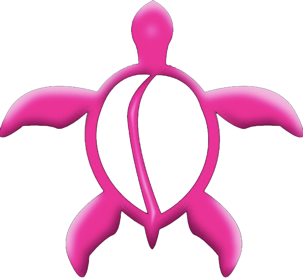 Pink Hawaiian Turtle