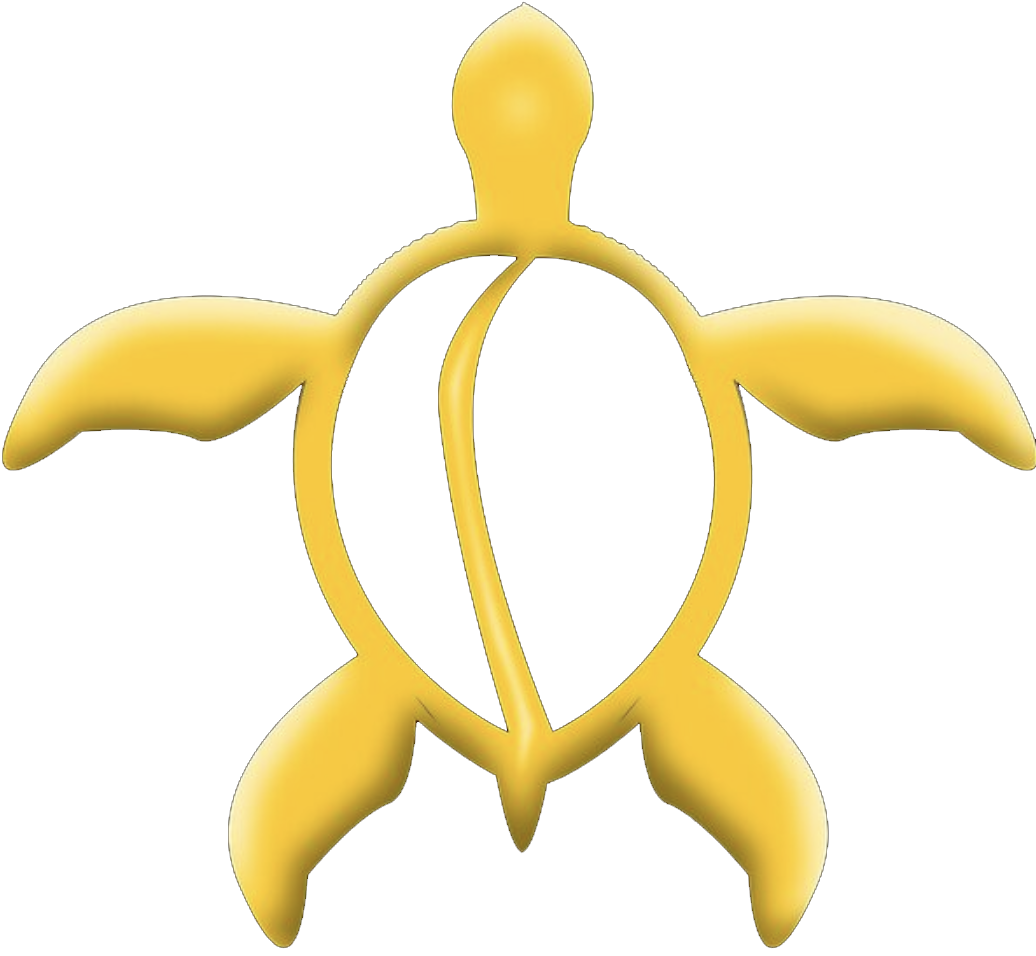 Yellow Hawaiian Turtle
